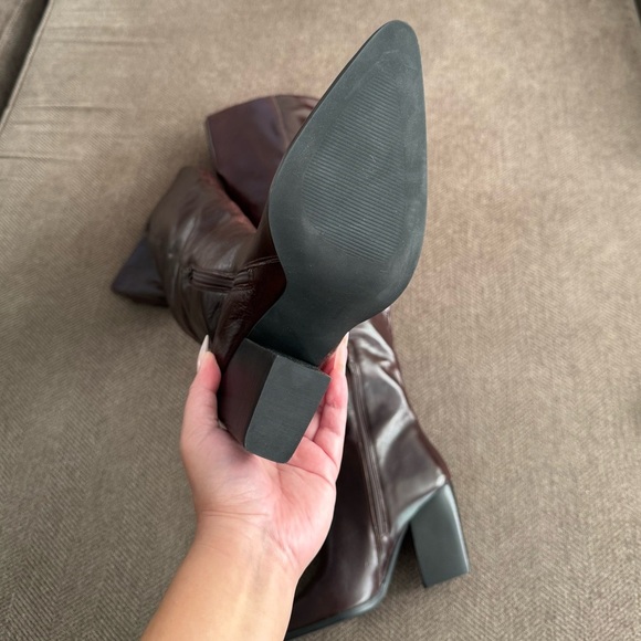 STEVE MADDEN Bramble Leather Over-The-Knee Boots - Picture 8 of 9